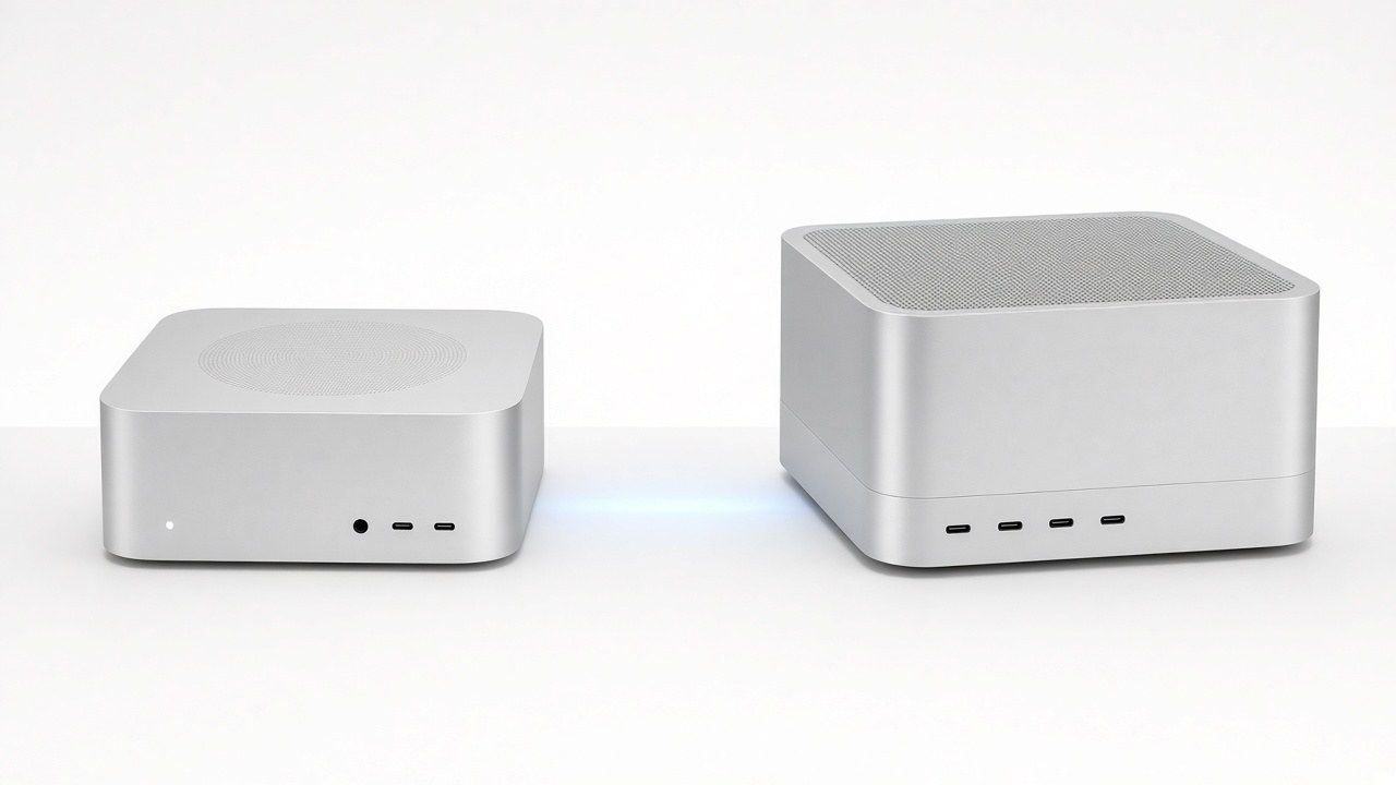 Mac mini frente a Mac Studio
